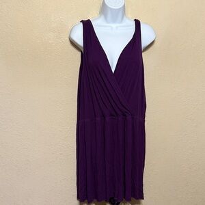 Torrid Super Soft Purple ribbed knit Sleep romper